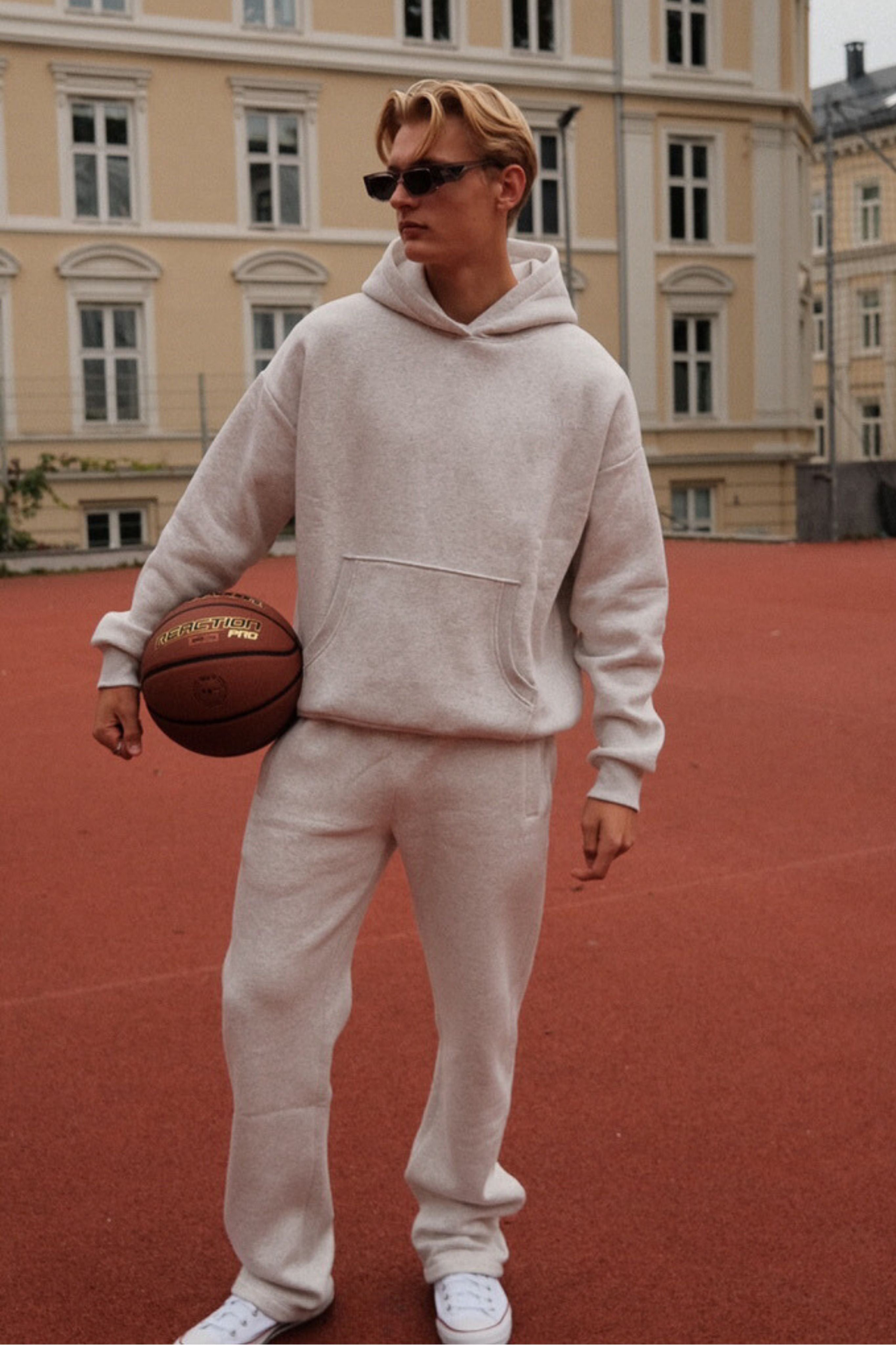 LIMITED EDITION︱M. Sports Club SL Pants - Grey Melange